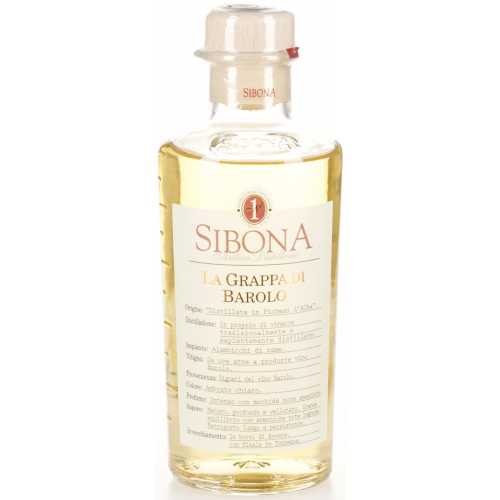 | 40% Sibona 0.50 Barolo Banneke Grappa