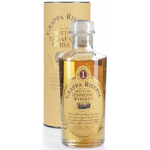 Sibona Grappa Riserva Botti da Tennessee Whiskey 40% 0.50 | Banneke
